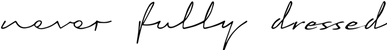 Never Fully Dressed Logo