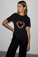 Thumbnail for Black Heart Baby T Shirt