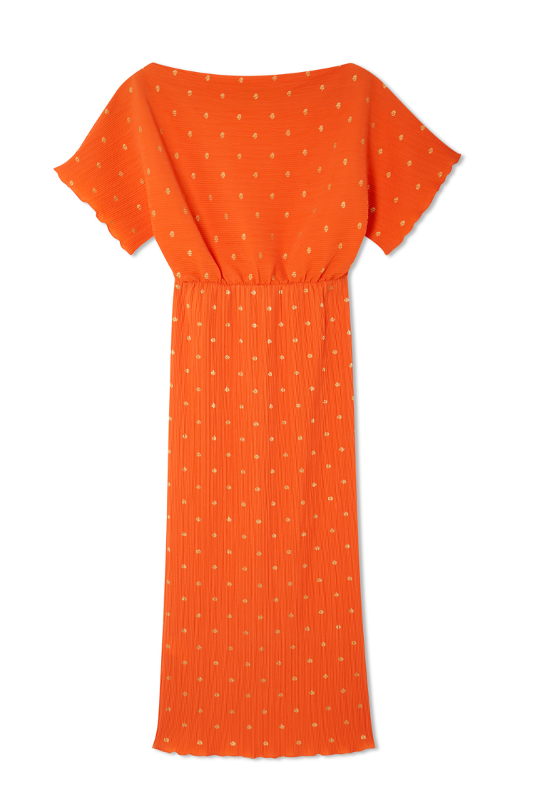 Orange Tilly Dress