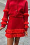 Red Fringe Jake Skirt