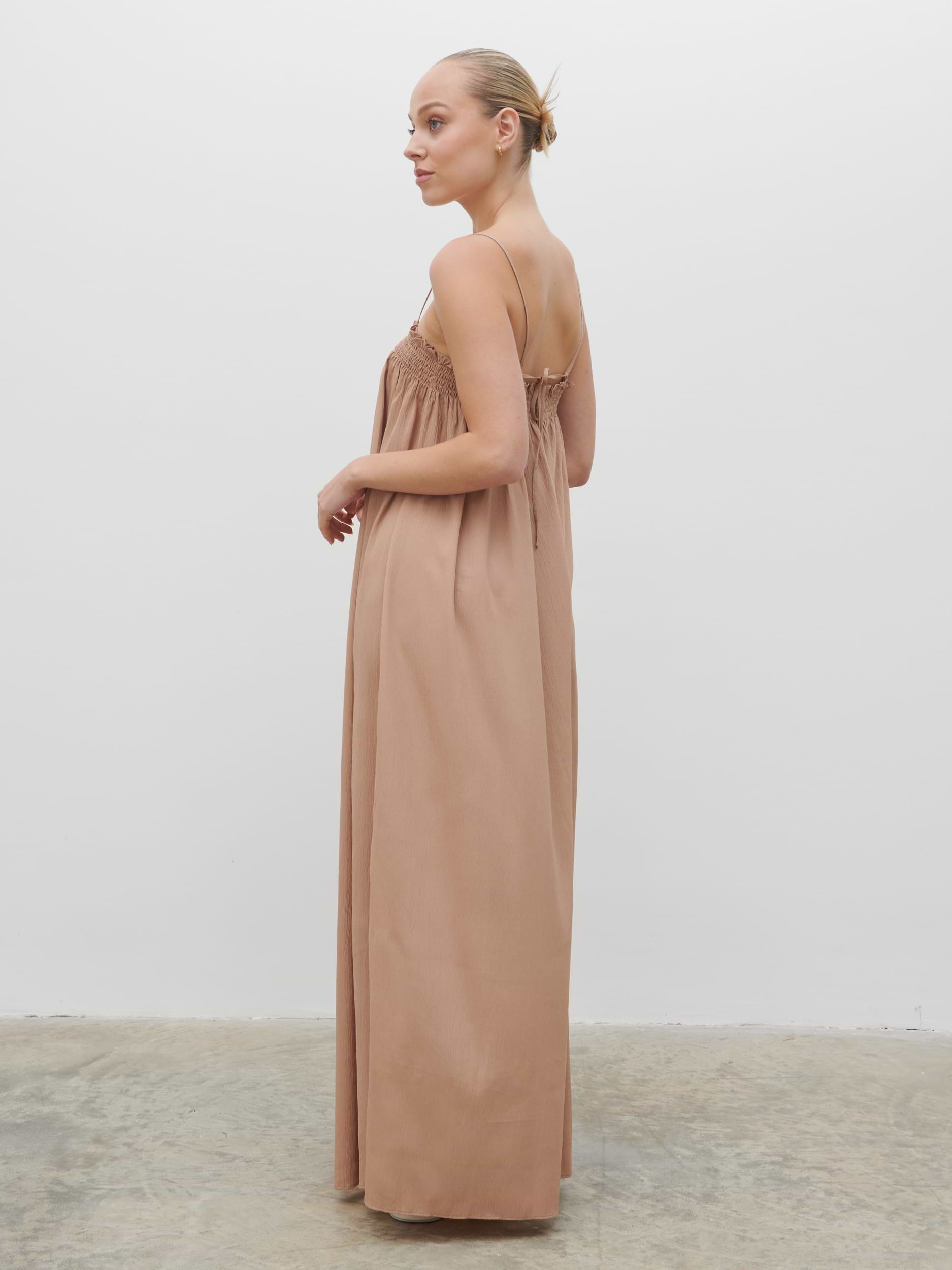 Ada Maxi Dress - Biscuit