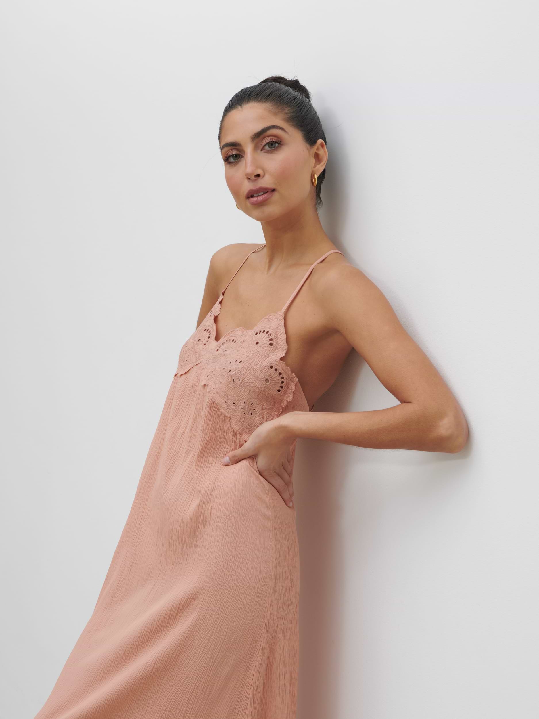 Davina Maxi Dress - Dusty Rose