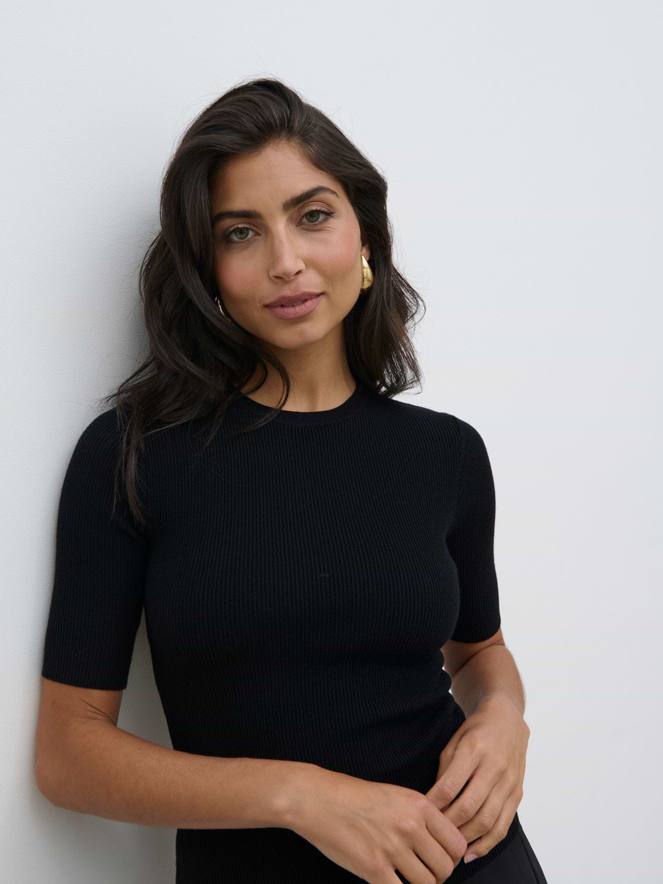 Jayla Knit Top - Black
