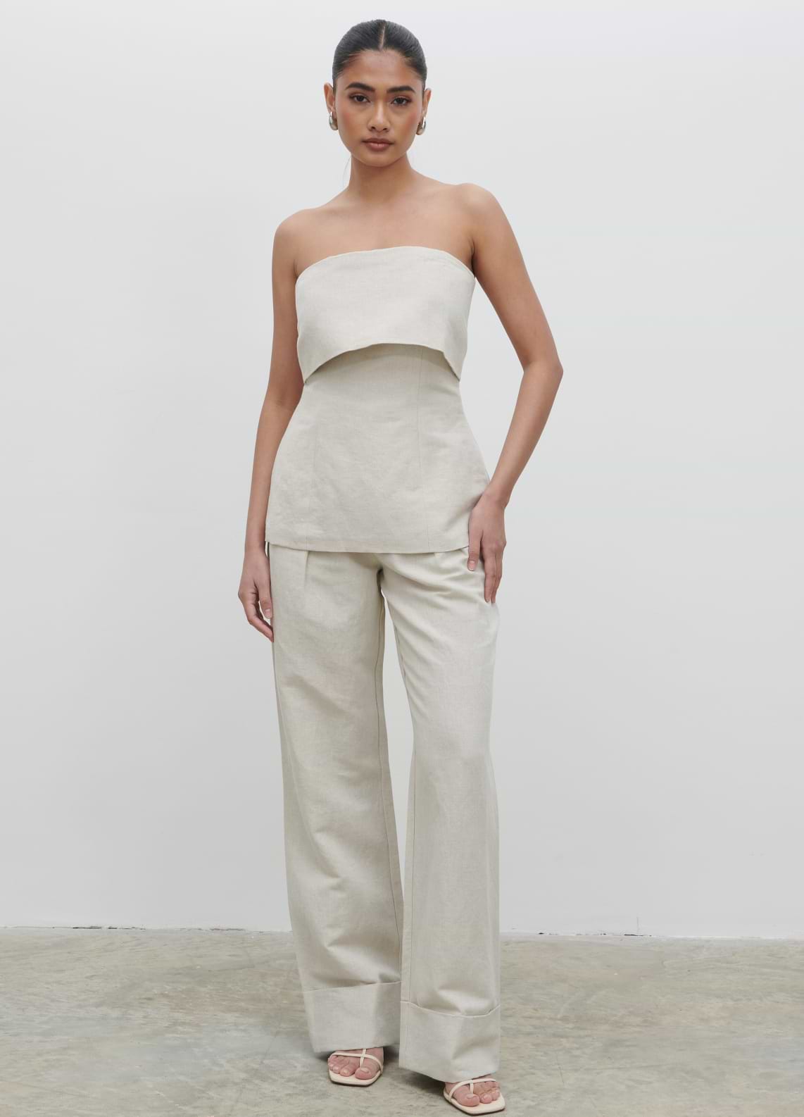 Layton Bandeau Waistcoat - Natural