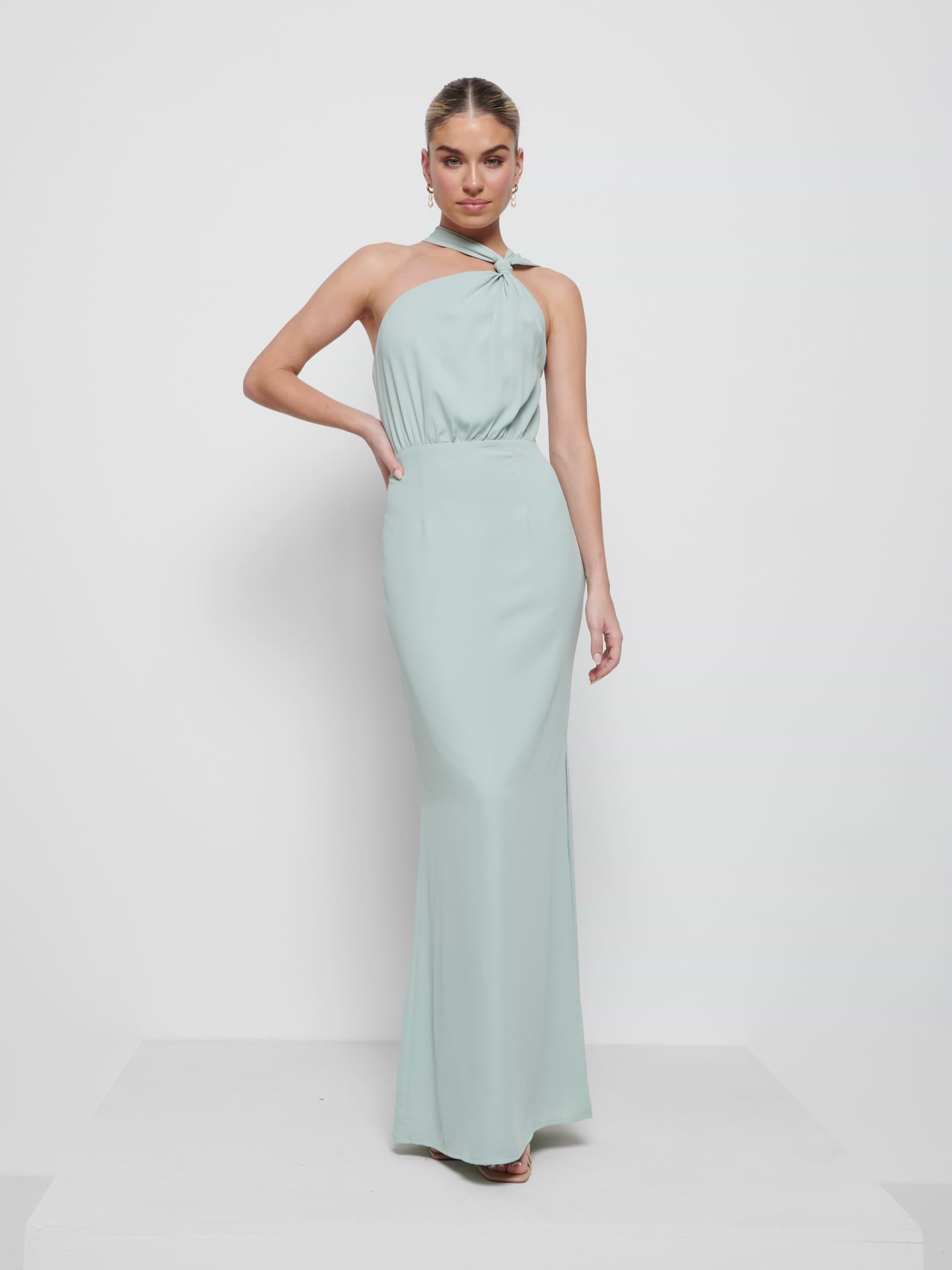 Milly Chiffon Bridesmaid Dress - Sage