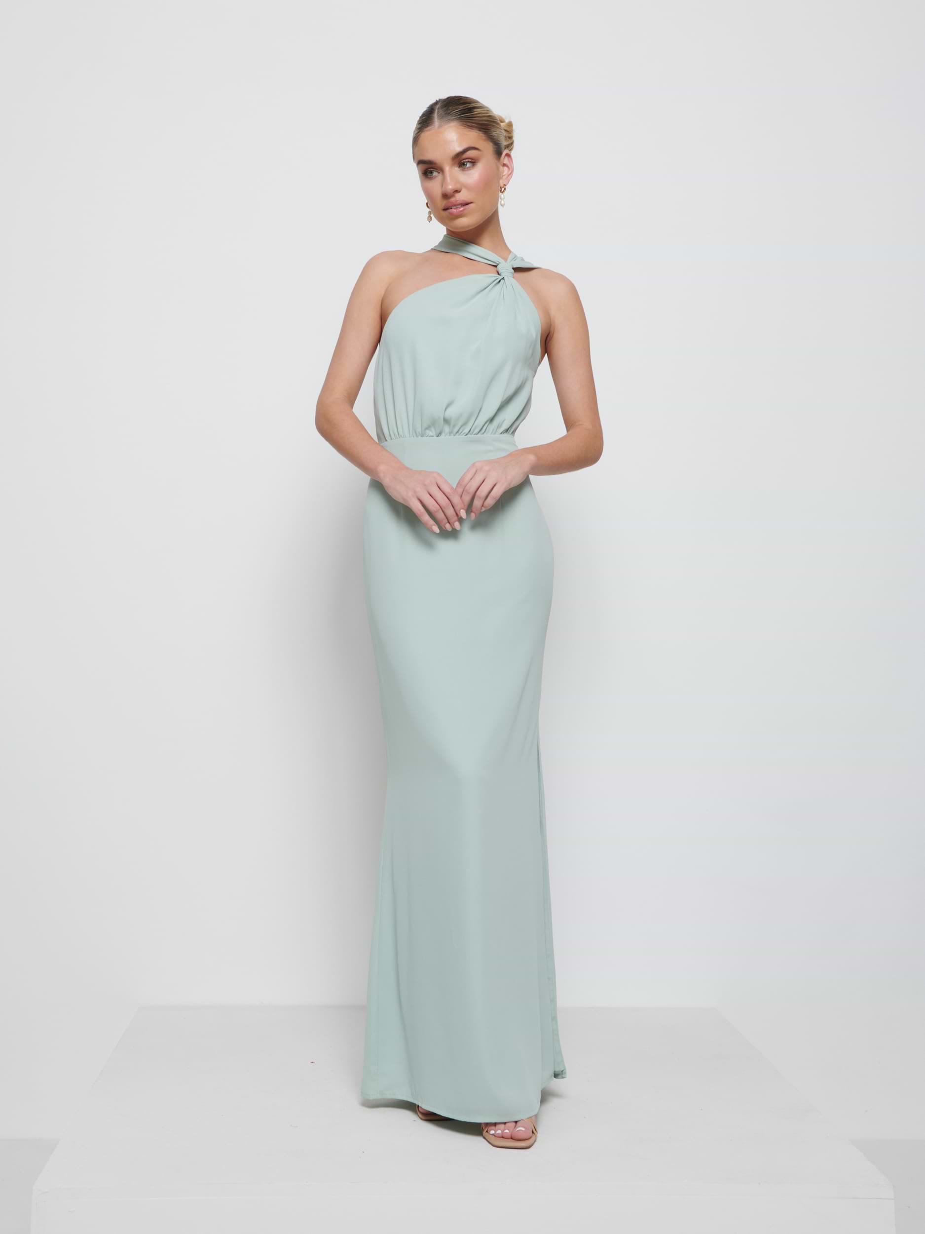 Milly Chiffon Bridesmaid Dress - Sage
