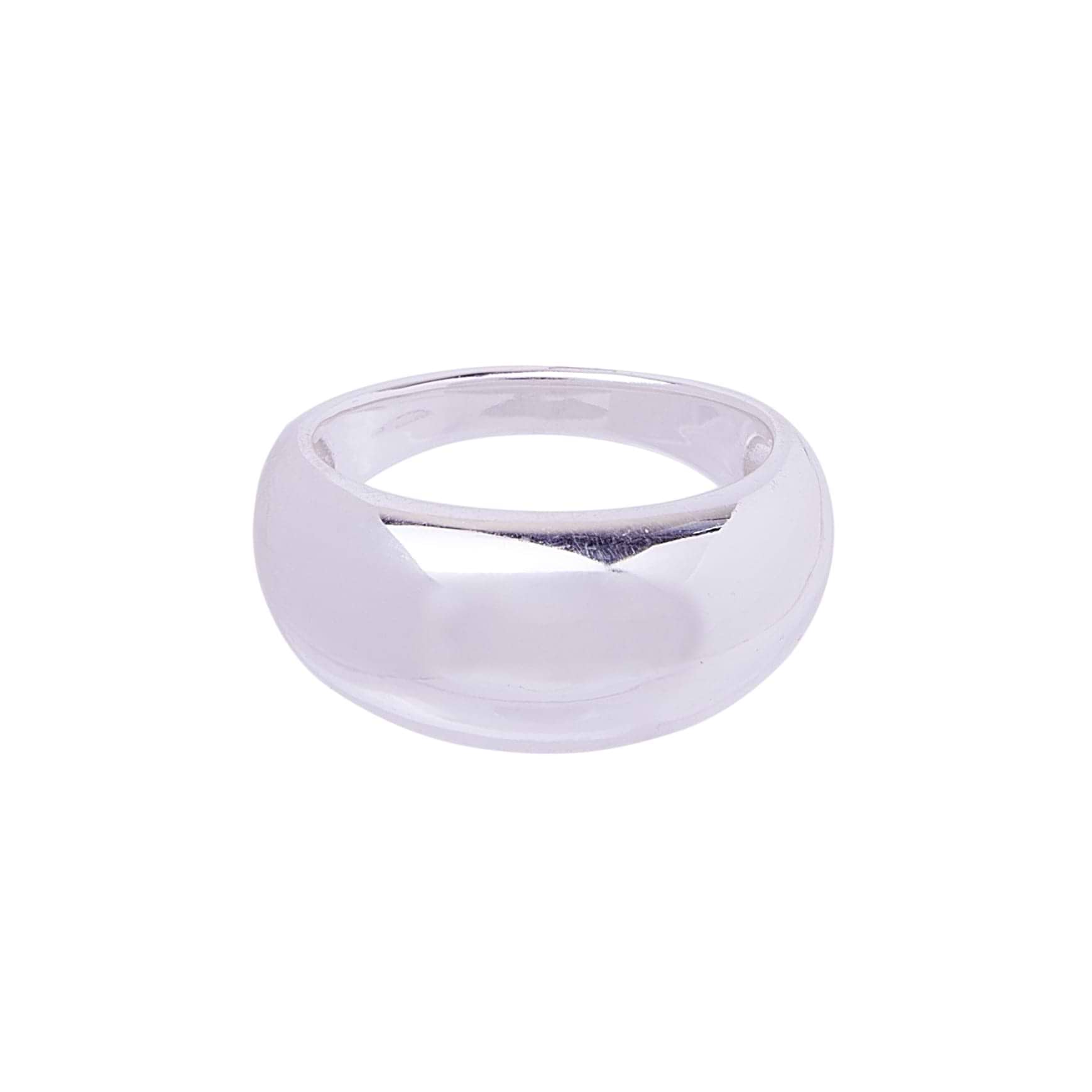 Renne Thick Band Ring - Recycled Silver