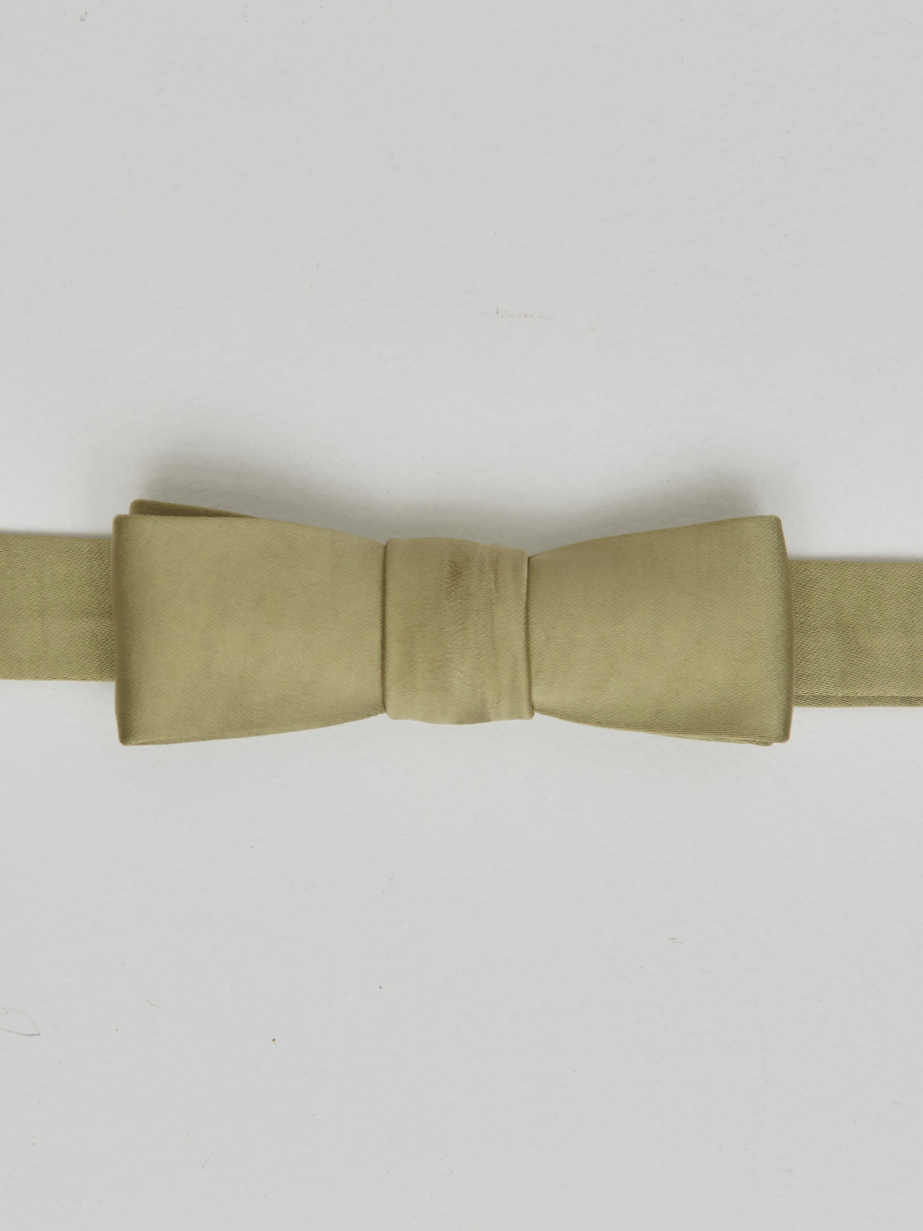 Satin Children's Bow Tie - Olive