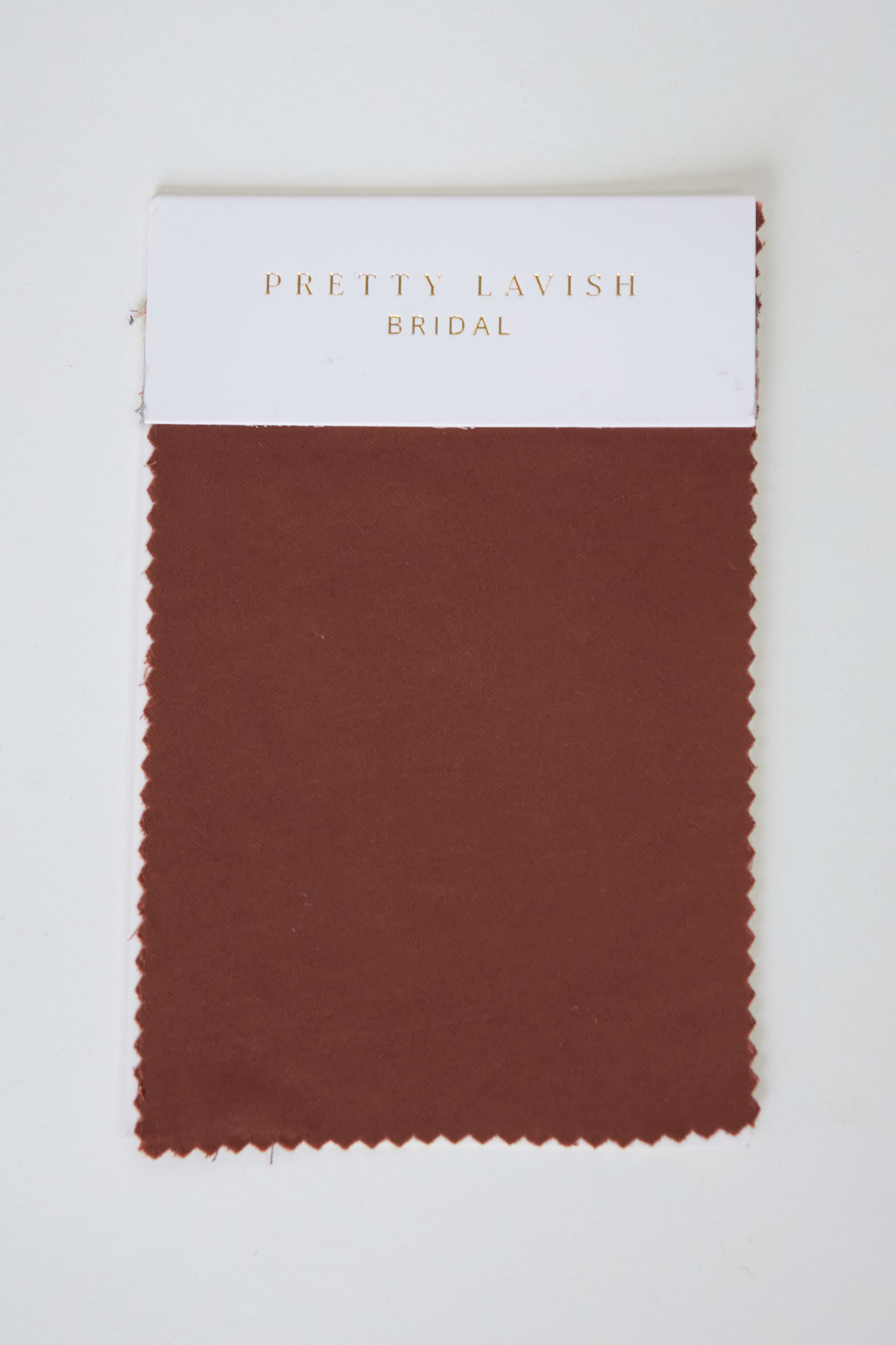 Matte Satin Mahogany Bridesmaid Swatch